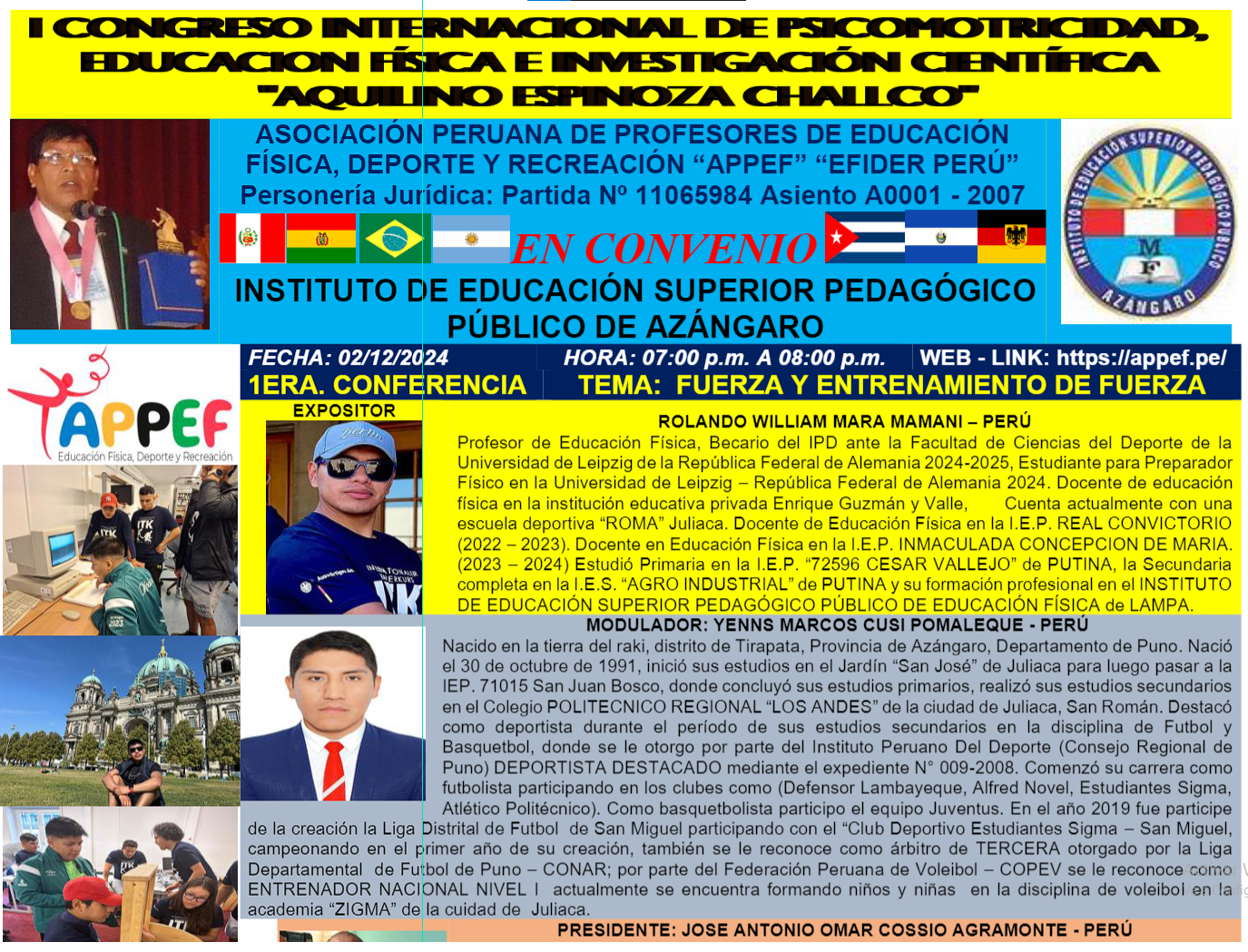 Lee más sobre el artículo LA CARRERA PROFESIONAL DE EDUCACIÓN FÍSICA DEL IESPP AZÁNGARO